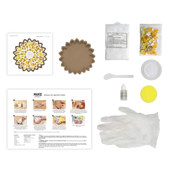 6" Sunflower Mosaic Kit by Make Market®